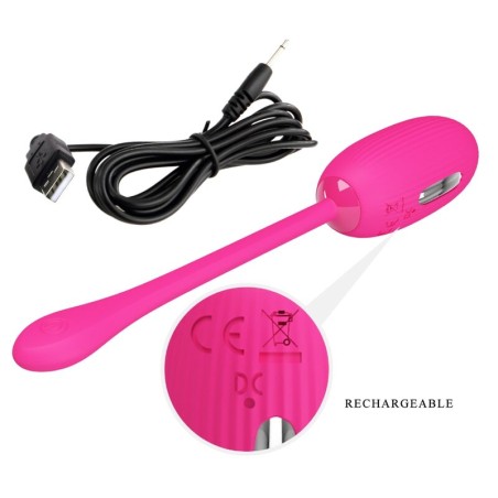 PRETTY LOVE | DOREEN | Rechargable Vibrating Egg | Magenta