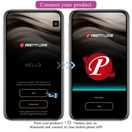 PRETTY LOVE | JAYLEEN | Couples Vibrator | Remote Control + App | Purple