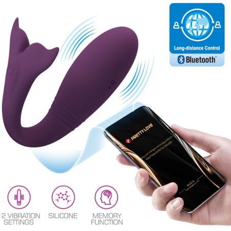 PRETTY LOVE | JAYLEEN | Couples Vibrator | Remote Control + App | Purple