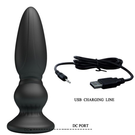 MR PLAY | Powerfull Anal Vibrator | Remote Control | Black