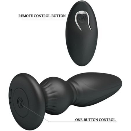 MR PLAY | Powerfull Anal Vibrator | Remote Control | Black