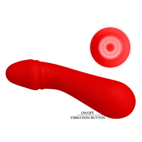 PRETTY LOVE | CETUS | Rechargeable Vibrator | Red