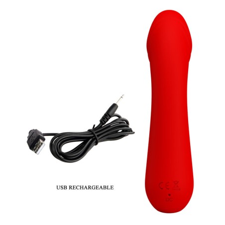 PRETTY LOVE | CETUS | Rechargeable Vibrator | Red