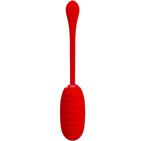 PRETTY LOVE | KIRK | Rechargeable Vibrating Egg | Red