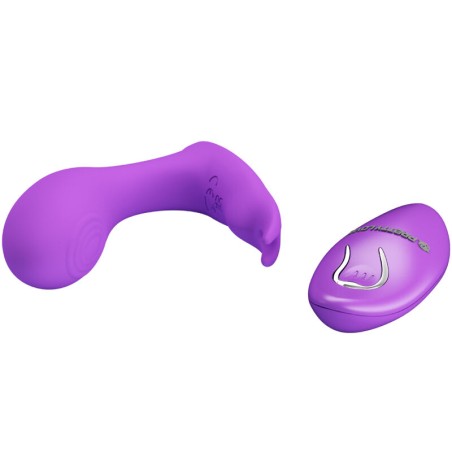 PRETTY LOVE | IDABELLE | Vibration & Pulsation Remote Control | Βιολετί