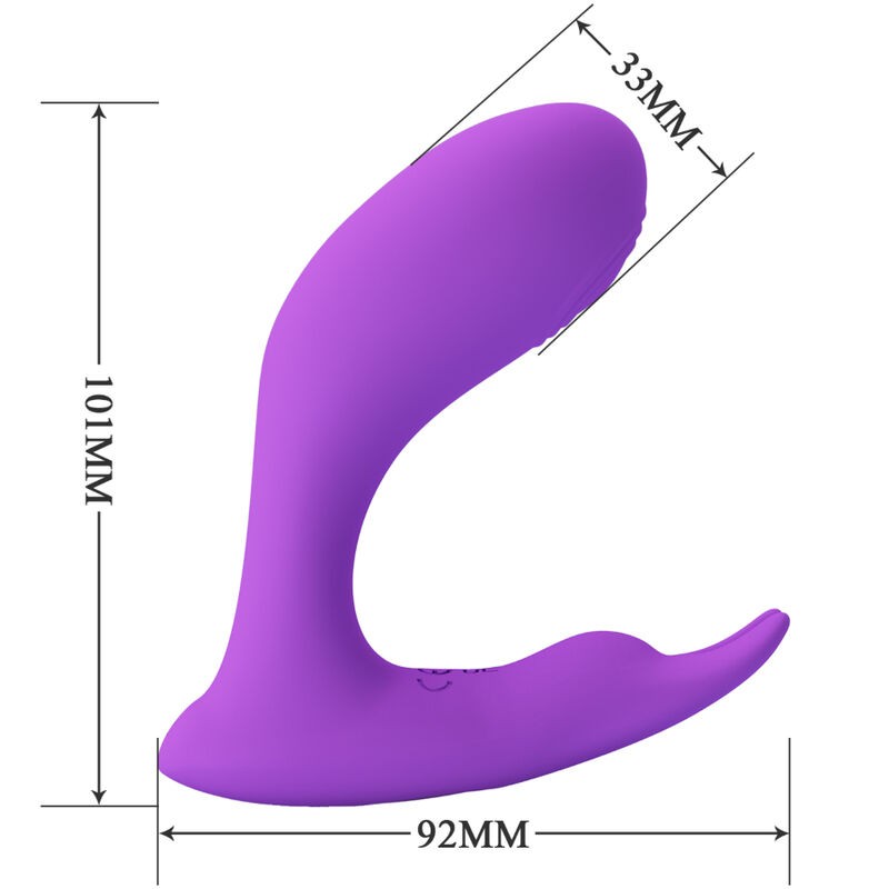 PRETTY LOVE | IDABELLE | Vibration & Pulsation Remote Control | Violet