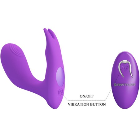 PRETTY LOVE | IDABELLE | Vibration & Pulsation Remote Control | Violet