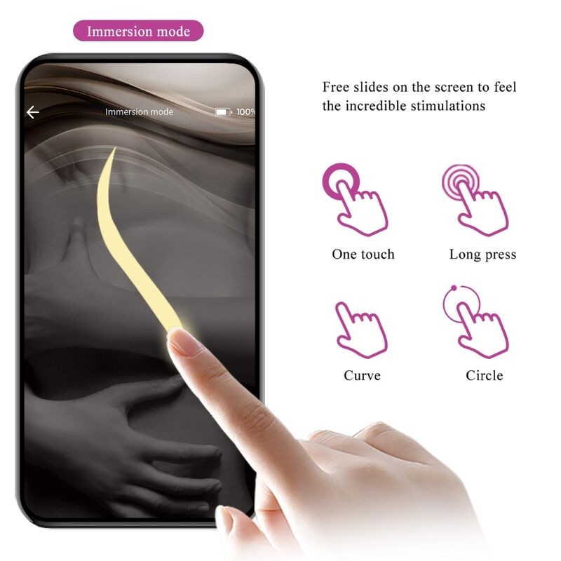 PRETTY LOVE | NYMPH | Vibrating App Controlled Egg | Purple