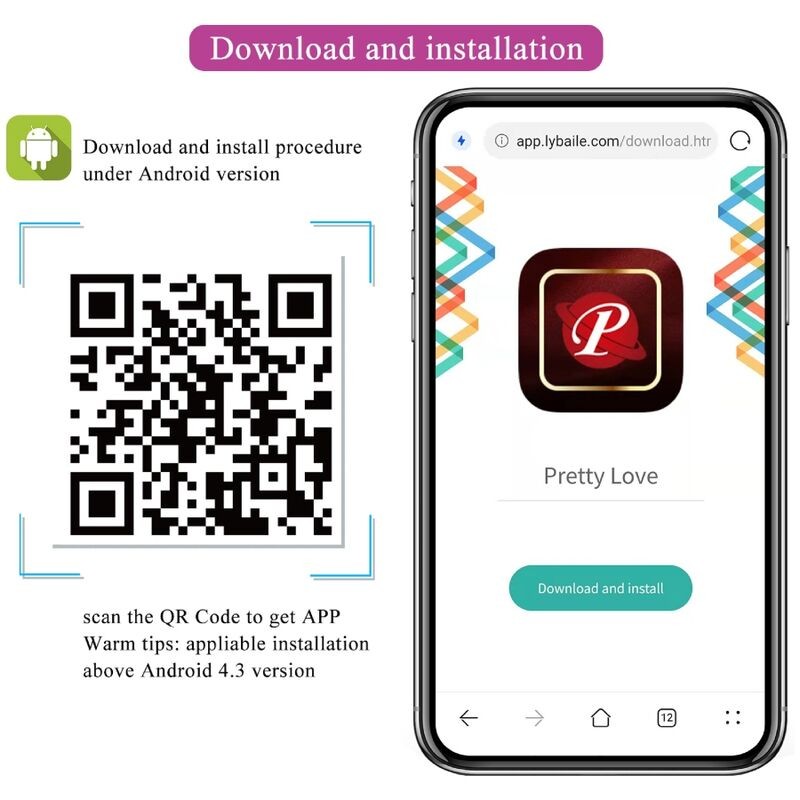 PRETTY LOVE | NYMPH | Vibrating App Controlled Egg | Purple