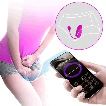 PRETTY LOVE | NYMPH | Vibrating App Controlled Egg | Purple