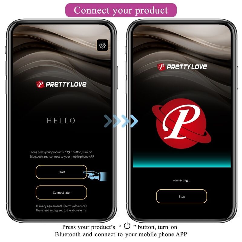 PRETTY LOVE | NYMPH | Vibrating App Controlled Egg | Lila