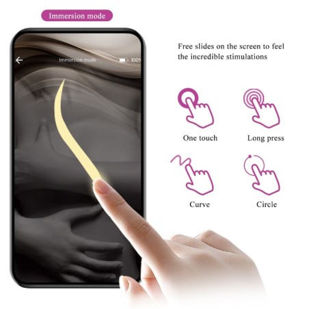 PRETTY LOVE | NYMPH | Vibrating App Controlled Egg | Lila