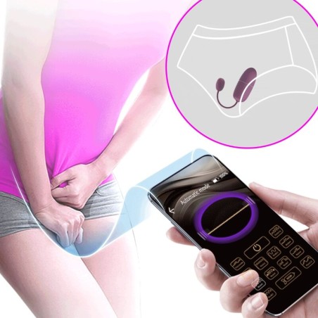 PRETTY LOVE | NYMPH | Vibrating App Controlled Egg | Lila