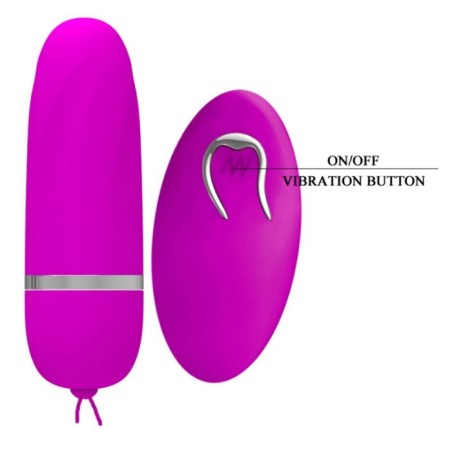 PRETTY LOVE | DEBBY | Vibrating Egg With Control | Lilac
