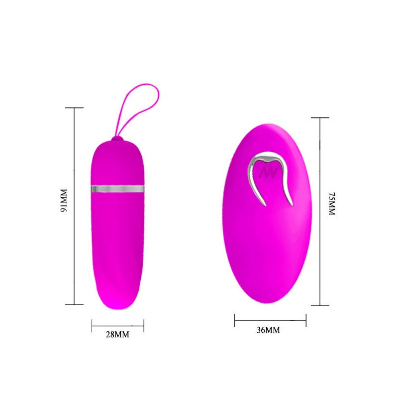 PRETTY LOVE | DEBBY | Vibrating Egg With Control | Lilac