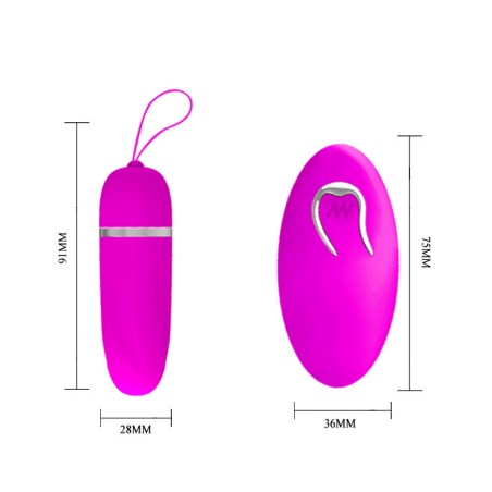 PRETTY LOVE | DEBBY | Vibrating Egg With Control | Lilac