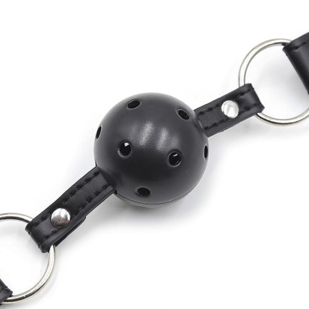 OHMAMA FETISH | Vented Ball Gag with Nipple Clamps