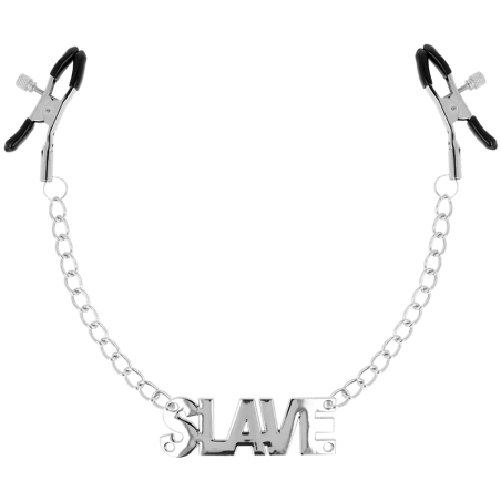 OHMAMA FETISH | Nipple Clamps With Chain - SLAVE