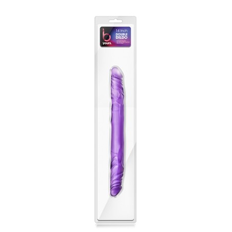 B YOURS | 14inch Double Dildo | Purple