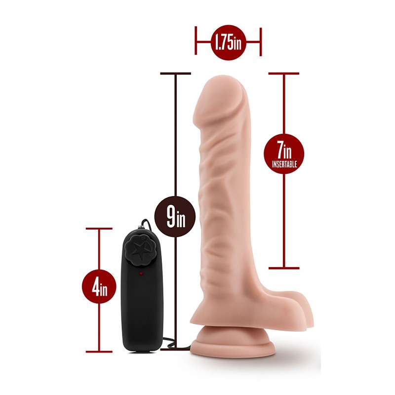 DR. SKIN | DR. JAMES | Δονο΄ύμενο Ομοίωμα Πέους 23cm
