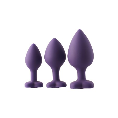FLIRTS | Anal Traning Kit Gem Stone | Purple