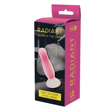 RADIANT | Soft Silicone | Glow In The Dark Plug | Large