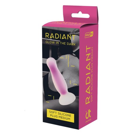 RADIANT | Soft Silicone | Glow In The Dark Plug | Medium