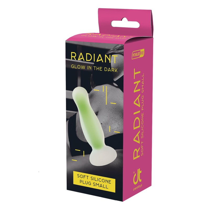 RADIANT | Soft Silicone | Glow In The Dark Plug | Small