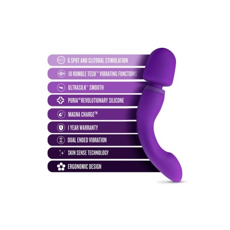 WELLNESS | DUAL SENSE | Wand Vibrator |  Purple