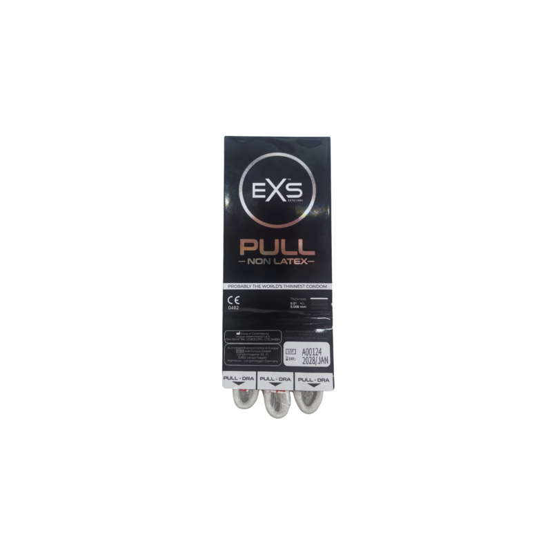 EXS Pull | Non-Latex Condoms | 3 Pieces