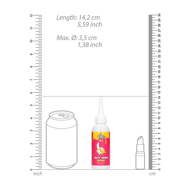 Sperm-like Gel with Banana Flavour | 80 ml