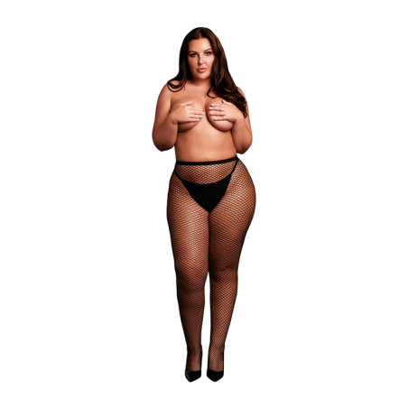 Panty with Small Fishnet Structure | Size: XL/4XL