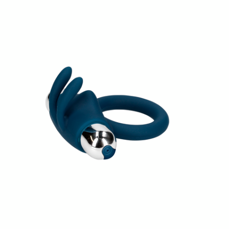 LoveLine | Vibrating Rabbit Cock Ring - Baltic Blue