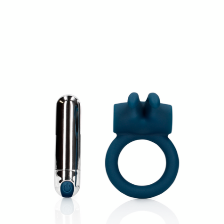 LoveLine | Vibrating Rabbit Cock Ring - Baltic Blue