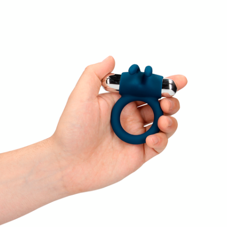 LoveLine | Vibrating Rabbit Cock Ring - Baltic Blue