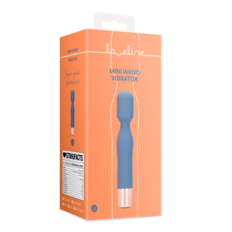 LoveLine | Mini Wand Vibrator - Blue Horizon