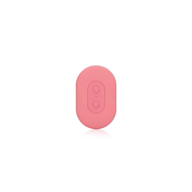 LoveLine | Ultra Soft Silicone Egg Vibrator with Remote Control - Pink Arabesque