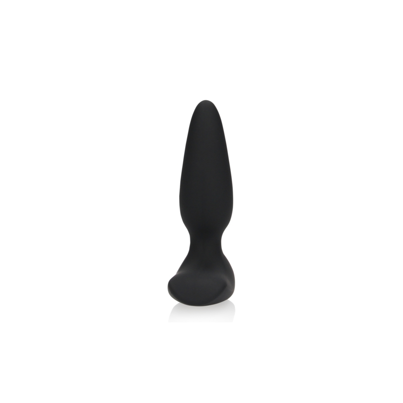 LoveLine | Smooth Vibrating Anal Plug - Remote Control - Licorice Black