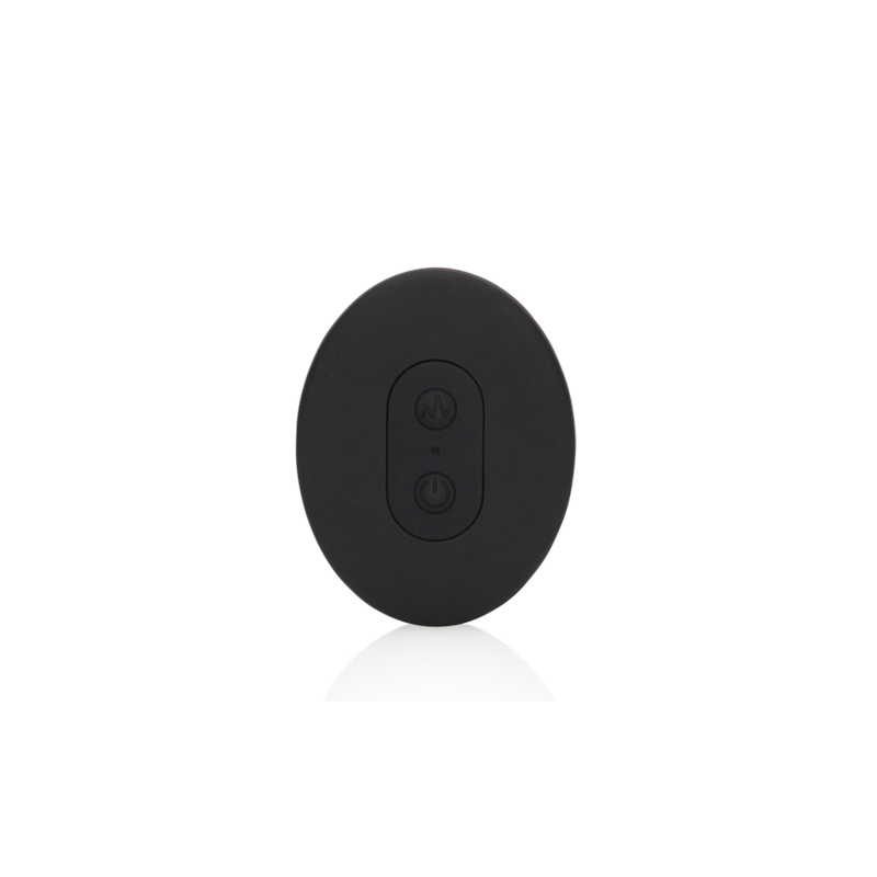LoveLine | Smooth Vibrating Anal Plug - Remote Control - Licorice Black