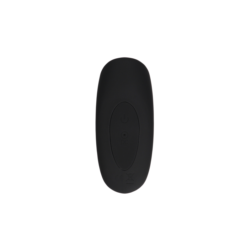 LoveLine | Smooth Vibrating Anal Plug - Remote Control - Licorice Black