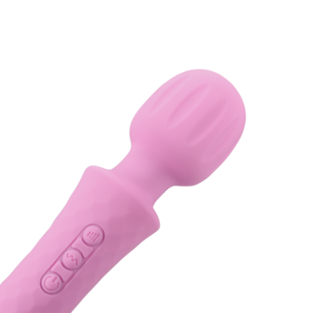 LoveLine | Μικρό Wand Massager Σιλικόνης - Exotic Fucshsia