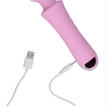 LoveLine | Μικρό Wand Massager Σιλικόνης - Exotic Fucshsia