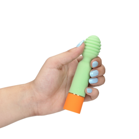 LoveLine | Ribbed Mini Vibrator - Spring Sage