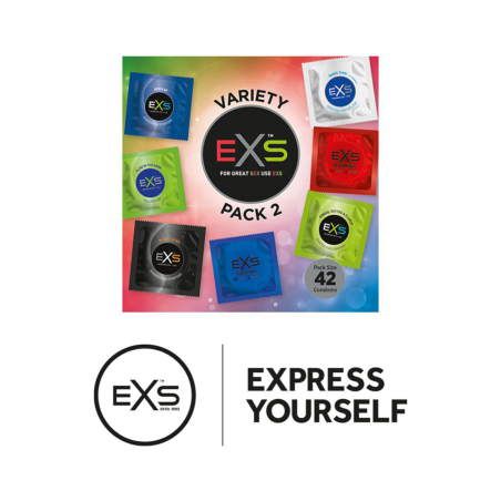 EXS Condoms | Variety Pack 2 | 42 Pieces