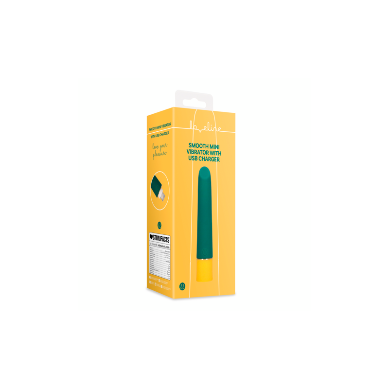 LoveLine | Smooth Mini Vibrator with USB Charger - Ancient Sea