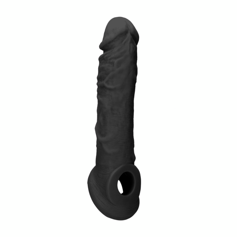Realistic Penis Sheath | 21cm | Black