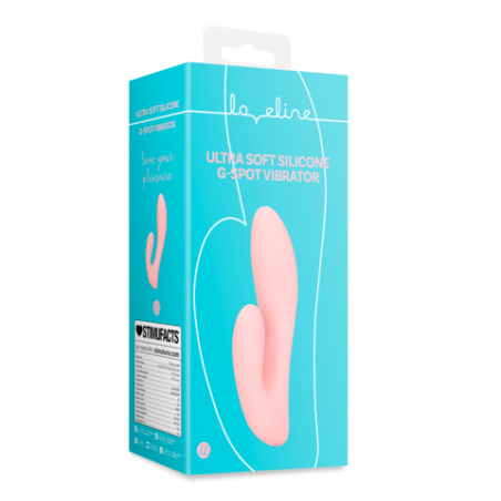 LoveLine | Ultra Soft Silicone G-Spot Vibrator - Cherry Chiffon