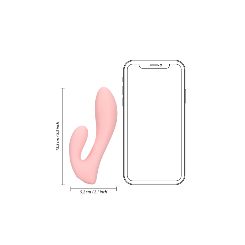 LoveLine | Ultra Soft G-Spot Δονητής Σιλικόνης - Cherry Chiffon