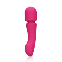 LoveLine | Ultra Soft Silicone Double-Sided Wand Vibrator - Prestone Pink