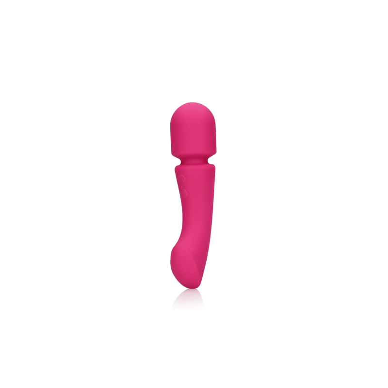 LoveLine | Ultra Soft Silicone Double-Sided Wand Vibrator - Prestone Pink